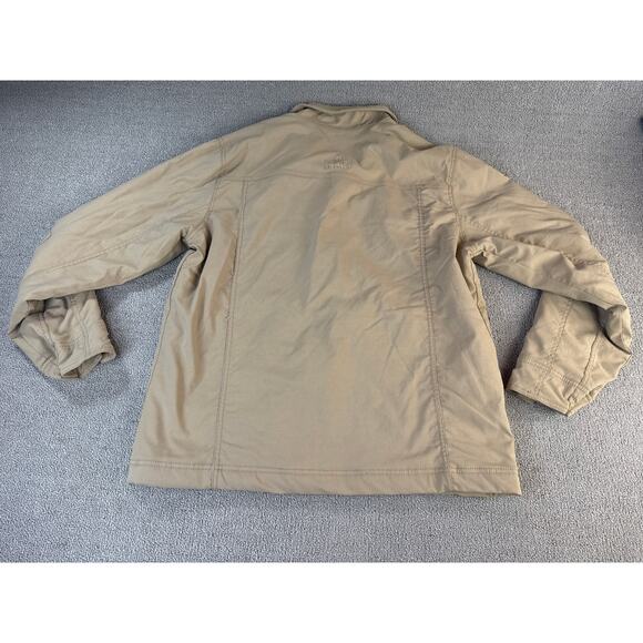 Prana Breathe Mens Zip Up Jacket Coat Outdoor Tan Size Large - Picture 2 of 11